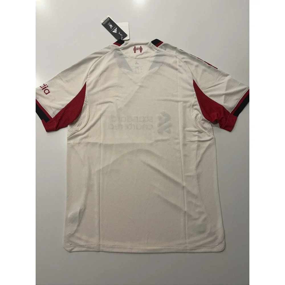adidas Liverpool FC Authentic Away Jersey Wonder White Men L JV6488 LFC JSY AU